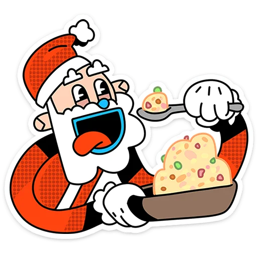 🎅 Стикер «Дед Отмороз» для Telegram