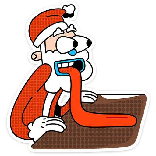 🎅 Стикер «Дед Отмороз» для Telegram