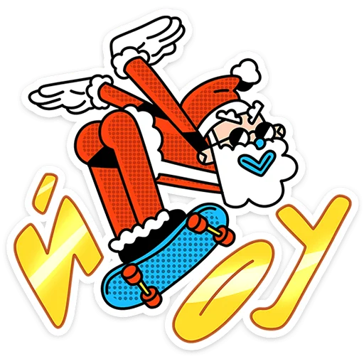 🎅 Стикер «Дед Отмороз» для Telegram