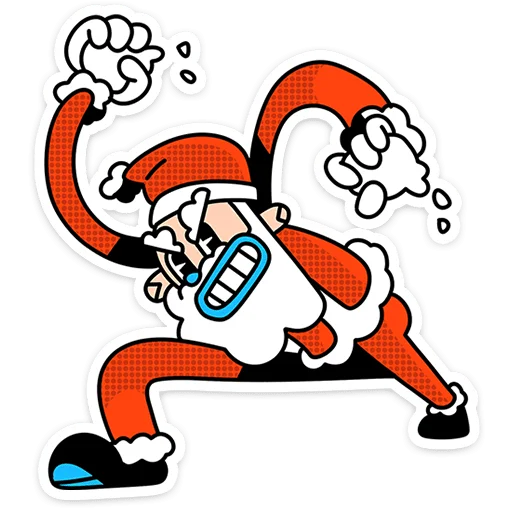 🎅 Стикер «Дед Отмороз» для Telegram