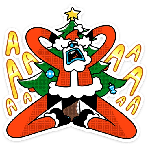 🎅 Стикер «Дед Отмороз» для Telegram