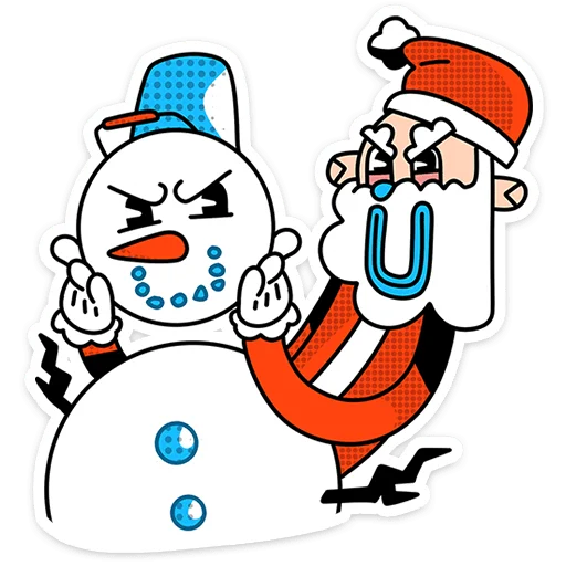 🎅 Стикер «Дед Отмороз» для Telegram