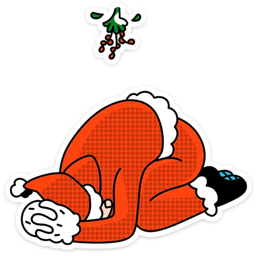 🎅 Стикер «Дед Отмороз» для Telegram