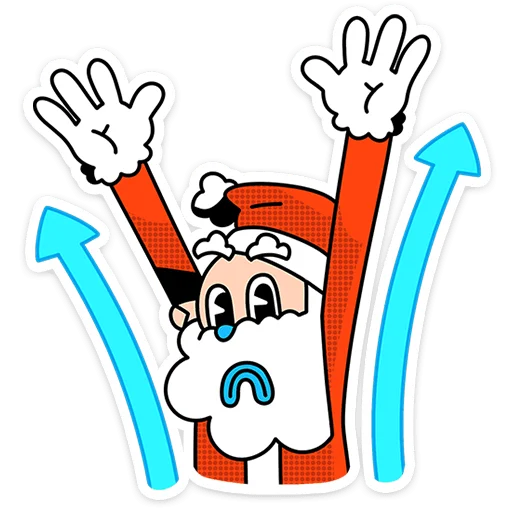 🎅 Стикер «Дед Отмороз» для Telegram