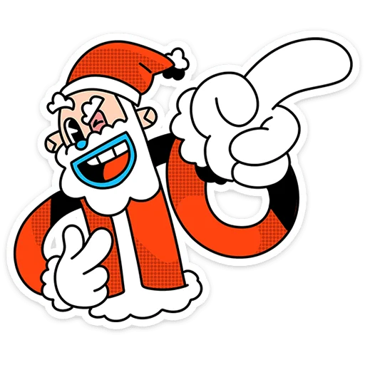 🎅 Стикер «Дед Отмороз» для Telegram