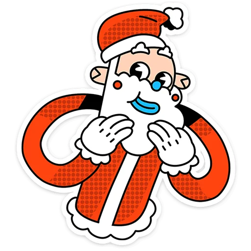🎅 Стикер «Дед Отмороз» для Telegram