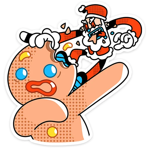 🎅 Стикер «Дед Отмороз» для Telegram