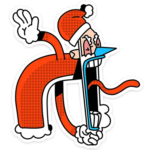 🎅 Стикер «Дед Отмороз» для Telegram