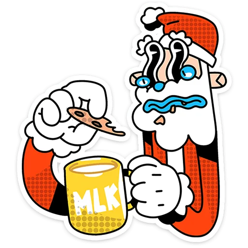 🎅 Стикер «Дед Отмороз» для Telegram