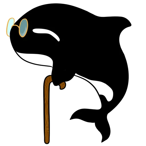 🤔 Стикер «Жирная Косатка» для Telegram