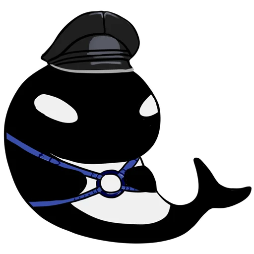 👮‍♂️ Стикер «Жирная Косатка» для Telegram