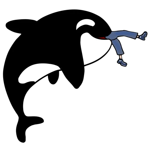 💋 Стикер «Жирная Косатка» для Telegram