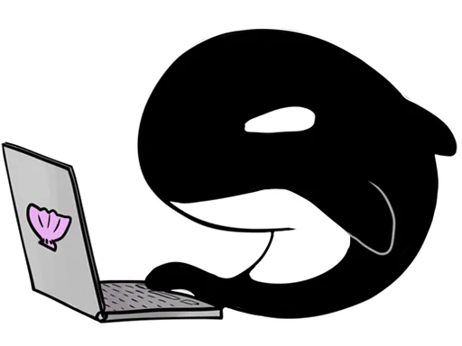 🧑‍💻 Стикер «Жирная Косатка» для Telegram