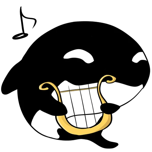 🎼 Стикер «Жирная Косатка» для Telegram
