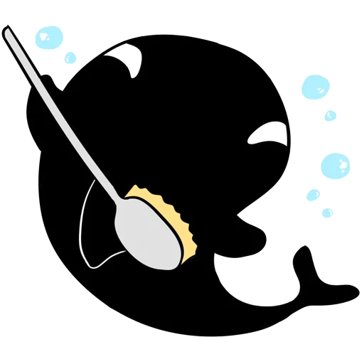 🛀 Стикер «Жирная Косатка» для Telegram