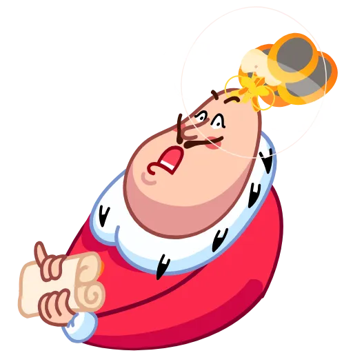 🤯 Стикер «King» для Telegram