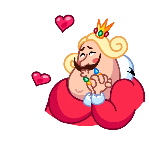 🥰 Стикер «King» для Telegram