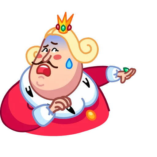 😫 Стикер «King» для Telegram