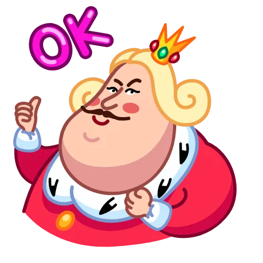 👍 Стикер «King» для Telegram