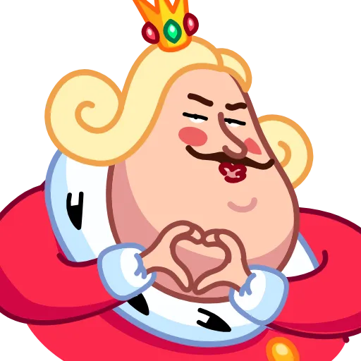 😘 Стикер «King» для Telegram