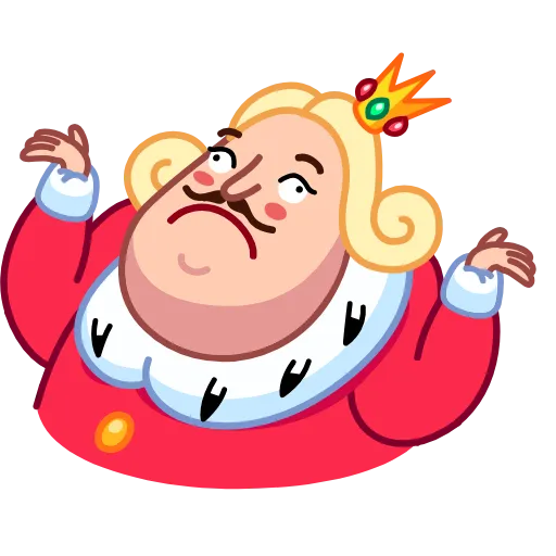 🤷‍♂️ Стикер «King» для Telegram