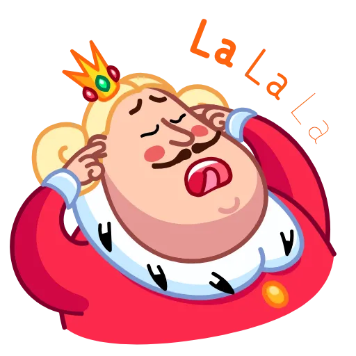 🙉 Стикер «King» для Telegram