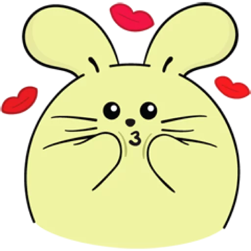 😘 Стикер «Fat Rabbit Farm» для Telegram