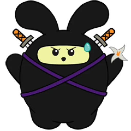 😡 Стикер «Fat Rabbit Farm» для Telegram