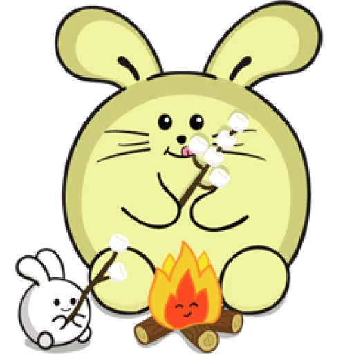 😊 Стикер «Fat Rabbit Farm» для Telegram