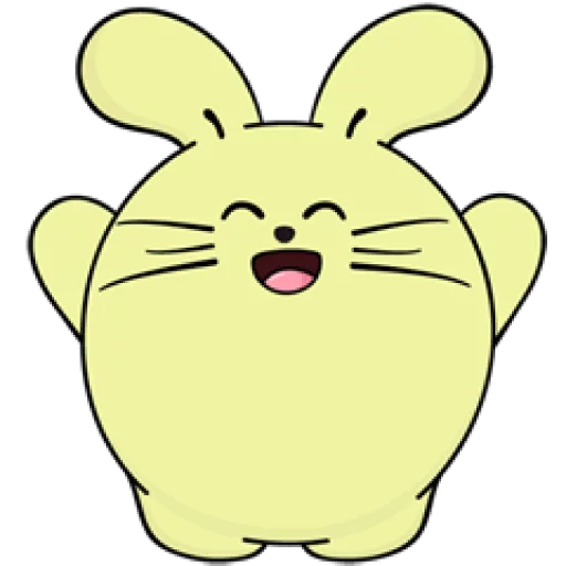 😄 Стикер «Fat Rabbit Farm» для Telegram