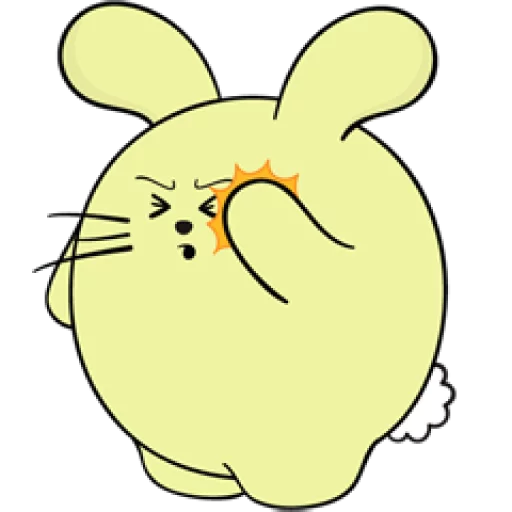 😧 Стикер «Fat Rabbit Farm» для Telegram