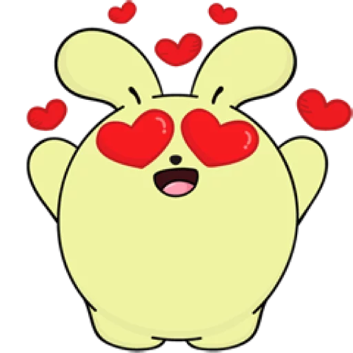 ❤ Стикер «Fat Rabbit Farm» для Telegram