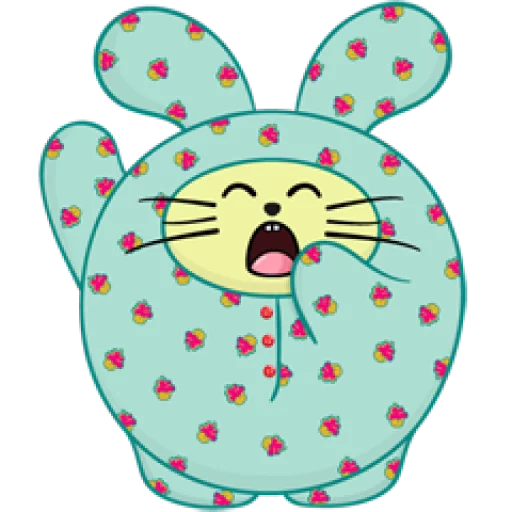 😪 Стикер «Fat Rabbit Farm» для Telegram