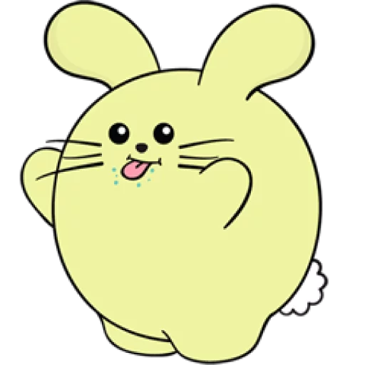 😜 Стикер «Fat Rabbit Farm» для Telegram