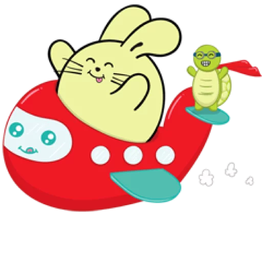 😝 Стикер «Fat Rabbit Farm» для Telegram