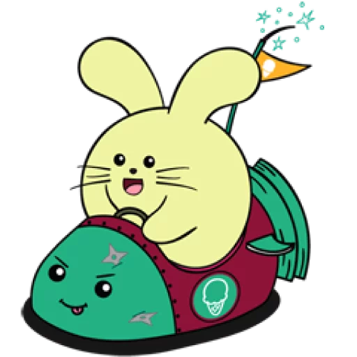 😀 Стикер «Fat Rabbit Farm» для Telegram