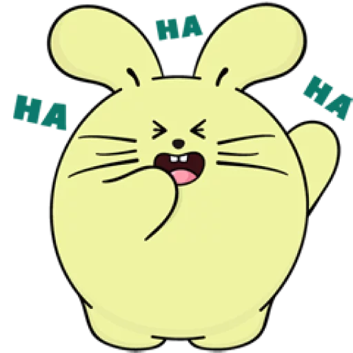 😆 Стикер «Fat Rabbit Farm» для Telegram