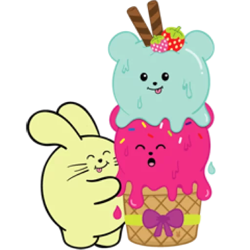 😜 Стикер «Fat Rabbit Farm» для Telegram