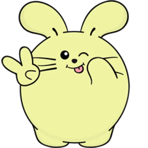 😜 Стикер «Fat Rabbit Farm» для Telegram