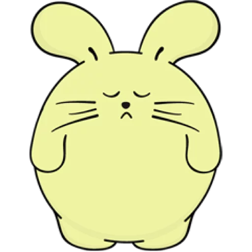 😔 Стикер «Fat Rabbit Farm» для Telegram