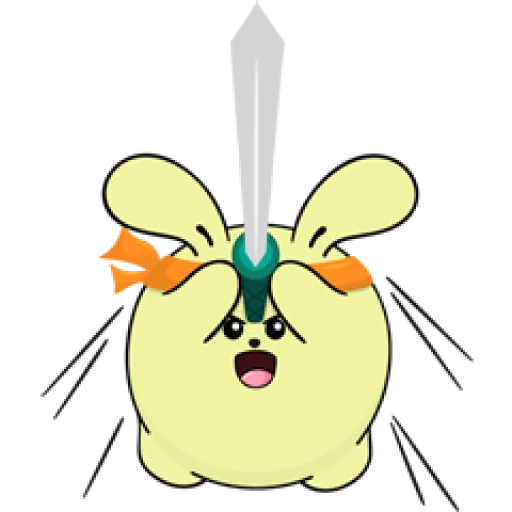 😆 Стикер «Fat Rabbit Farm» для Telegram