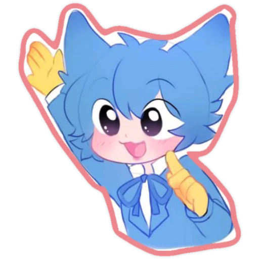 🥺 Стикер «Хаги Ваги И Киси Миси» для Telegram