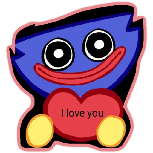 ❤ Стикер «Хаги Ваги И Киси Миси» для Telegram