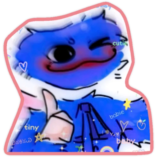 🙃 Стикер «Хаги Ваги И Киси Миси» для Telegram