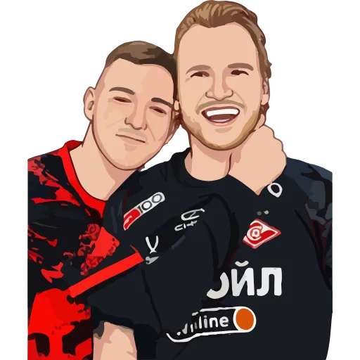 🫂 Эмодзи «FC SPARTAK» для Telegram