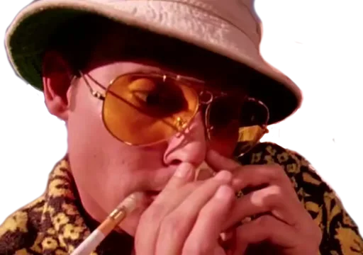 Стикерпак FEAR and LOATHING для Telegram