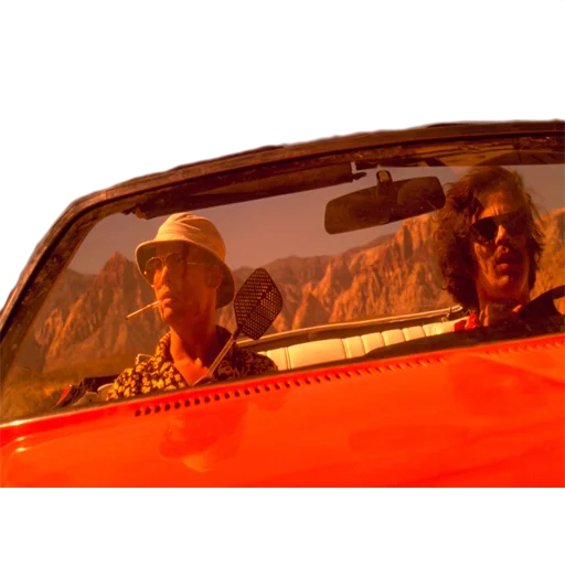 🚘 Стикер «FEAR and LOATHING» для Telegram