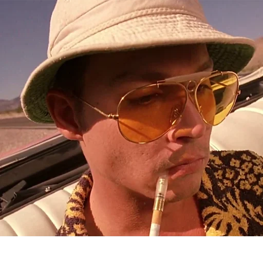😕 Стикер «FEAR and LOATHING» для Telegram