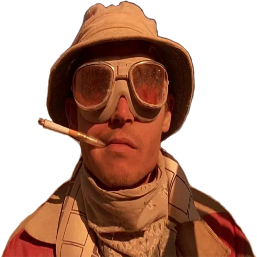 😏 Стикер «FEAR and LOATHING» для Telegram