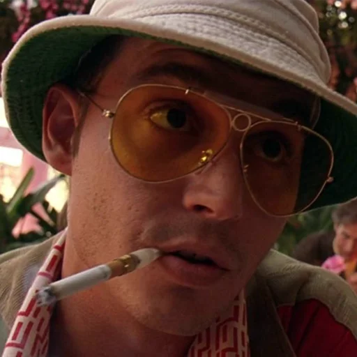 😒 Стикер «FEAR and LOATHING» для Telegram